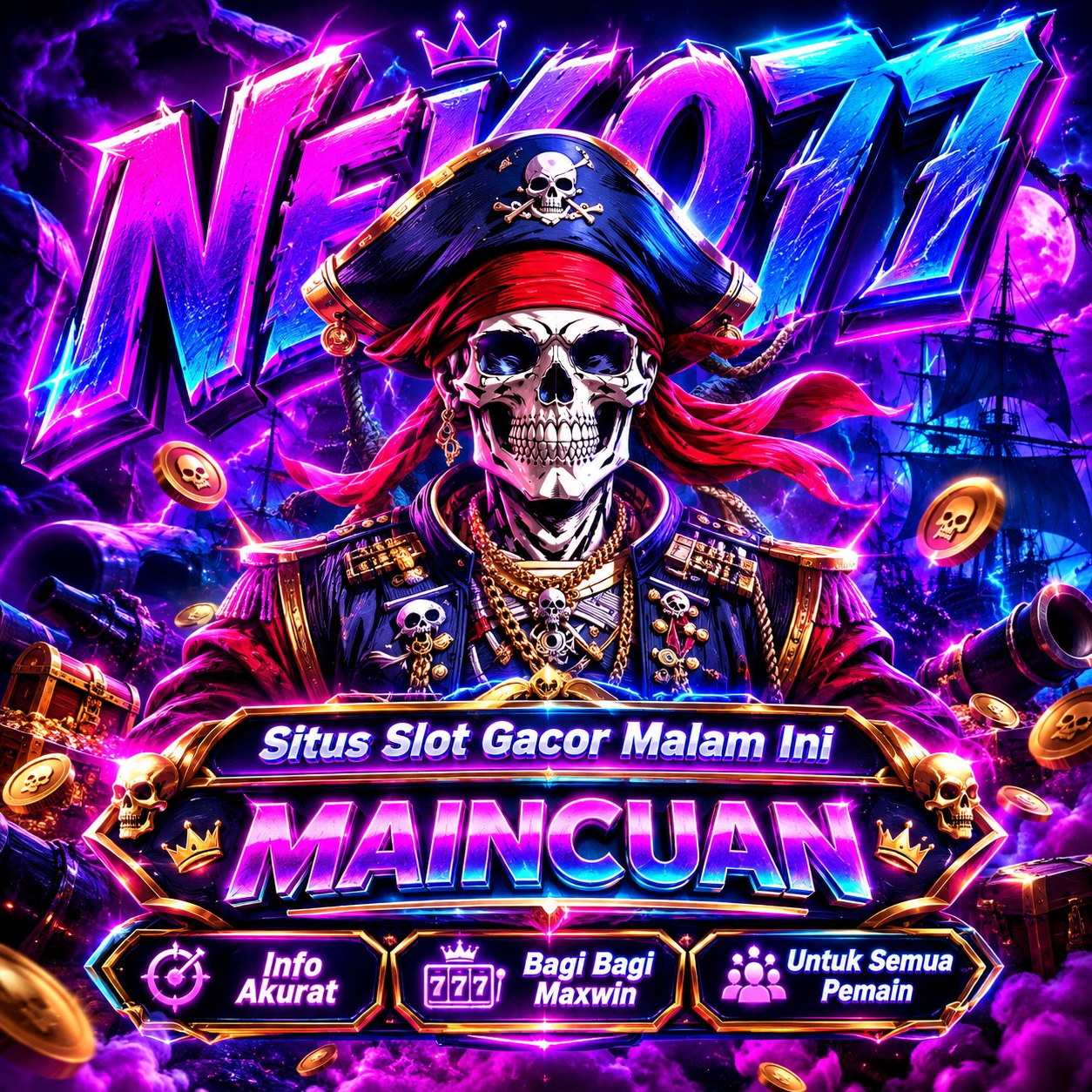 NEKO77 @ Bandar Slot Gacor Malam Ini (MAINCUAN) Bagi Bagi Maxwin Bro! in Medan
